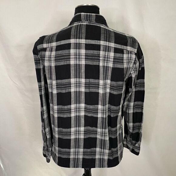 American Eagle Outfitter’s Plaid Flannel Button Down Shirt - Women’s L - Picture 2 of 9